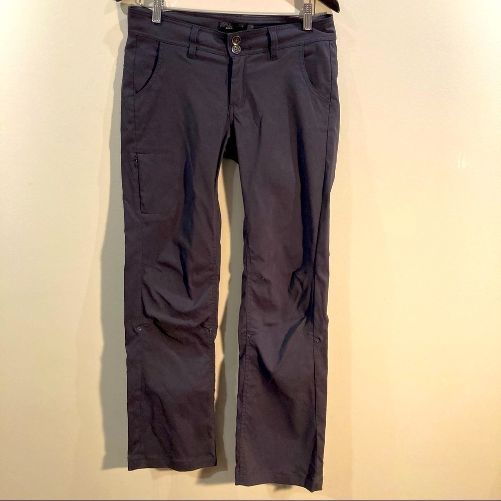 PRANA Sz 4 Hiking Convertible Pants  with Some Stretch Lots of Pockets